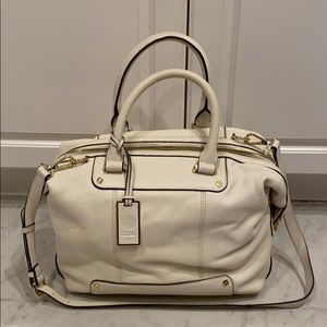 Vince Camuto cream colored Jill Satchel